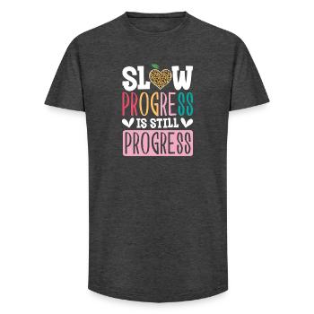 Geschenke für ESE-Lehrer - Long Fit Männer T-Shirt - Anthrazit - Vorne - AI Model Male 185 light (185cm)