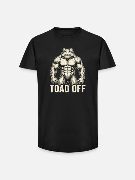 Toad Off Internet Meme Frog - Long Fit Men's T-Shirt - black
