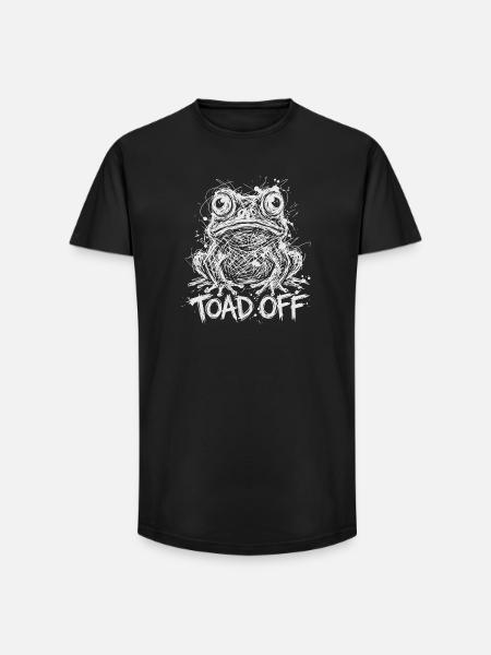 Toad Off Internet Meme Frog - Long Fit Men's T-Shirt - black