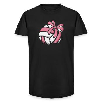 Volleyball Mädchen Beachvolleyball Volleyballerin - Long Fit Männer T-Shirt - Schwarz - Vorne - AI Model Male 185 light (185cm)