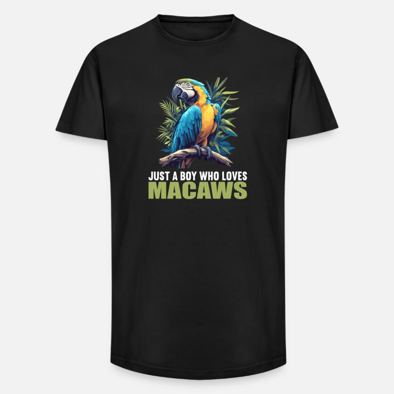 Aras Ara - Long Fit Männer T-Shirt - Schwarz