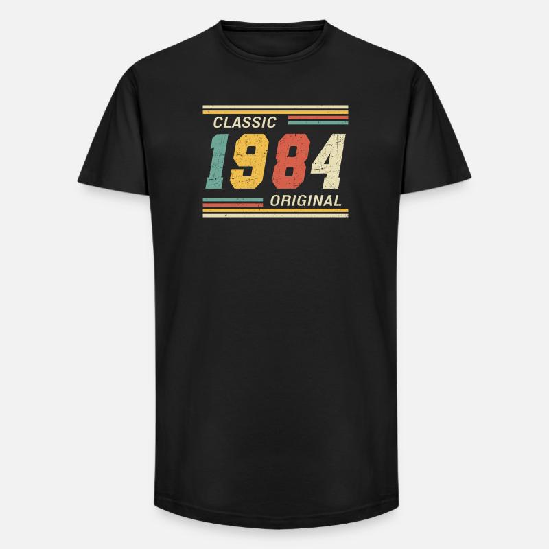 Classic 1984 original 1984 - Long Fit Männer T-Shirt - Schwarz