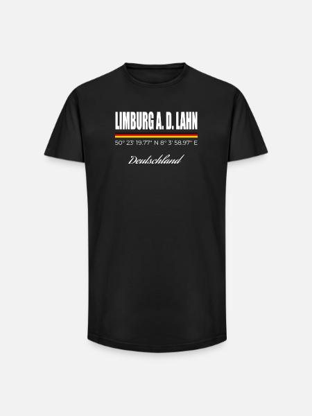 Limburg an der Lahn - Long Fit Männer T-Shirt - Schwarz