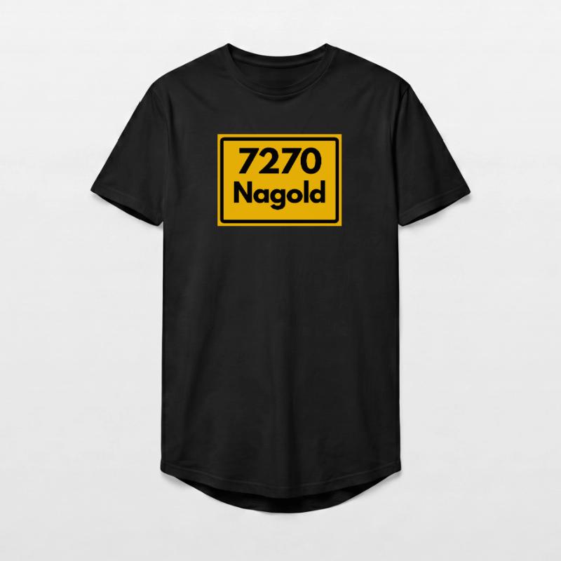 OLD POSTCODE POSTCODE 7270 NAGOLD HEIMATSTOLZ Long Fit Men's T-Shirt