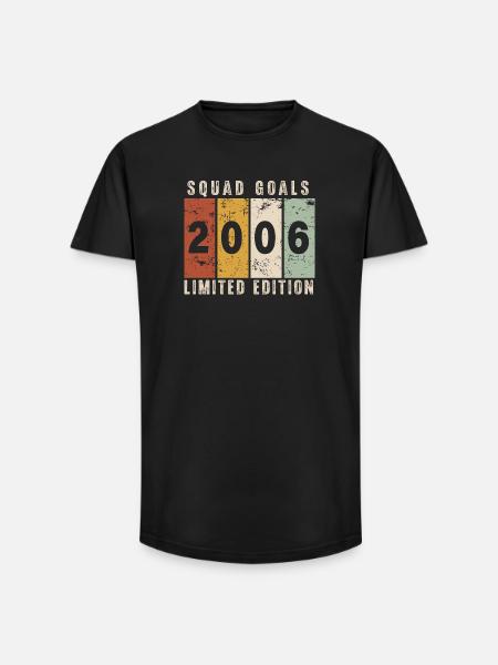 Jubiläum 2006 – 20 Jahre - Long Fit Männer T-Shirt - Schwarz