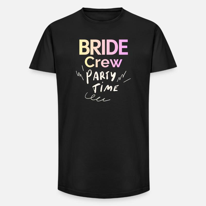 Bride Crew - Long Fit Männer T-Shirt - Schwarz