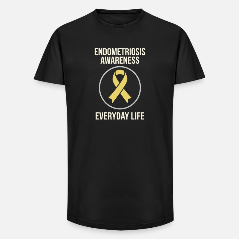 Endometriose-bewusstsein Endo Warrior - Long Fit Männer T-Shirt - Schwarz