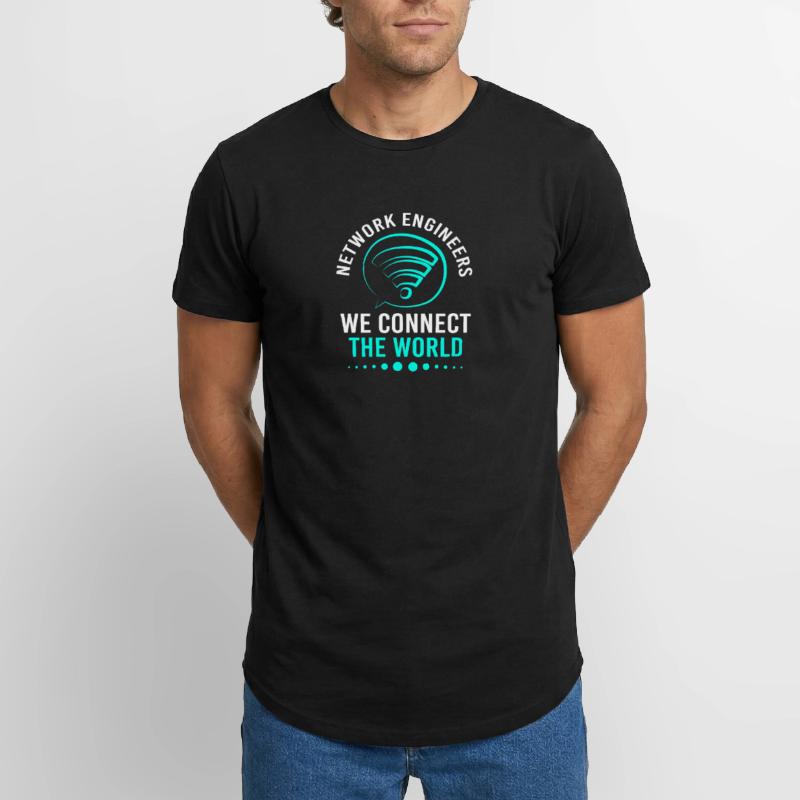 Network Engineer Programmer Computer Scientist Long Fit Men's T-Shirt