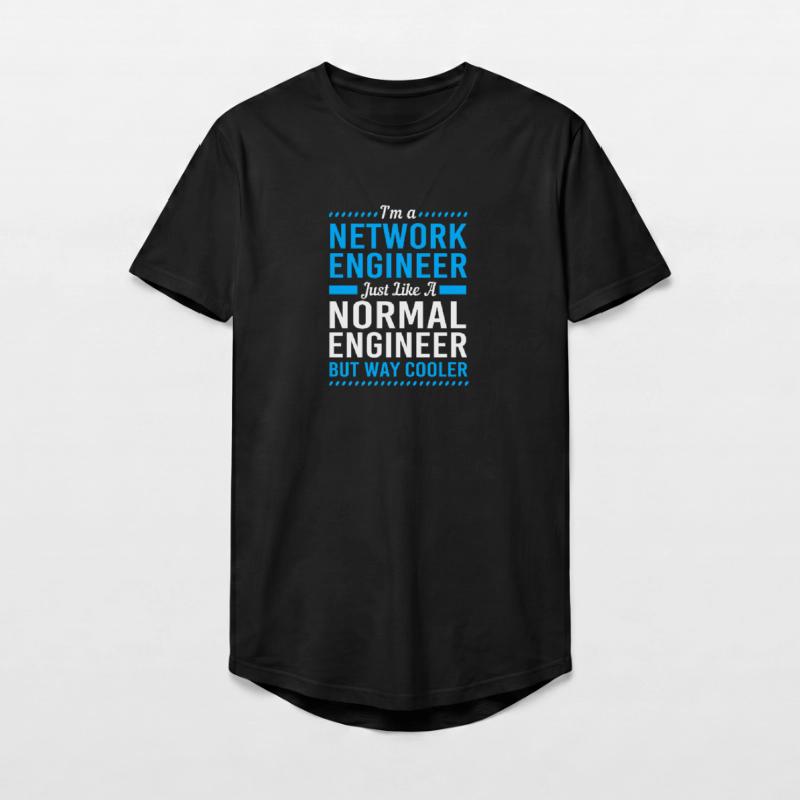Network Computer Scientist Programmer Admin Long Fit Men's T-Shirt