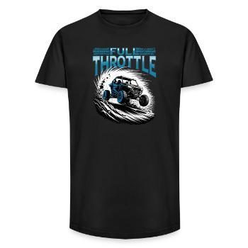 UTV Off Road 4 Wheeler Side by side - Long Fit Männer T-Shirt - Schwarz - Vorne - AI Model Male 185 light (185cm)