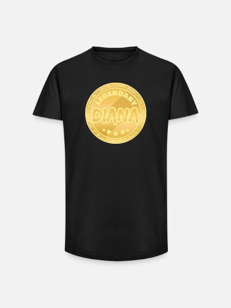 Legendary Diana Award - Long Fit Men's T-Shirt - black