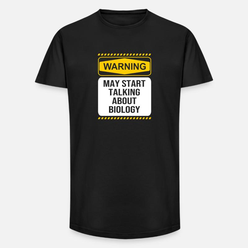 Strukturformel Molekül - Long Fit Männer T-Shirt - Schwarz