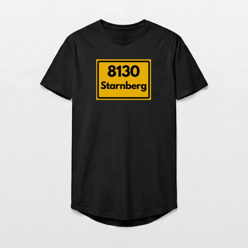 OLD POSTCODE POSTCODE RETRO 8130 STARNBERG HEIMAT Long Fit Men's T-Shirt