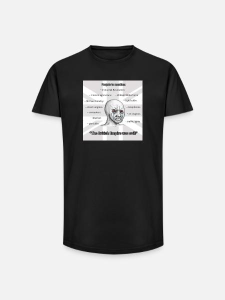 PROBRITAIN2 - Long Fit Men's T-Shirt - black