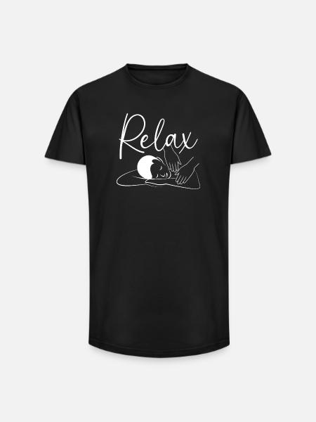 Naturopath Masseur Masseuse Massage - Long Fit Men's T-Shirt - black