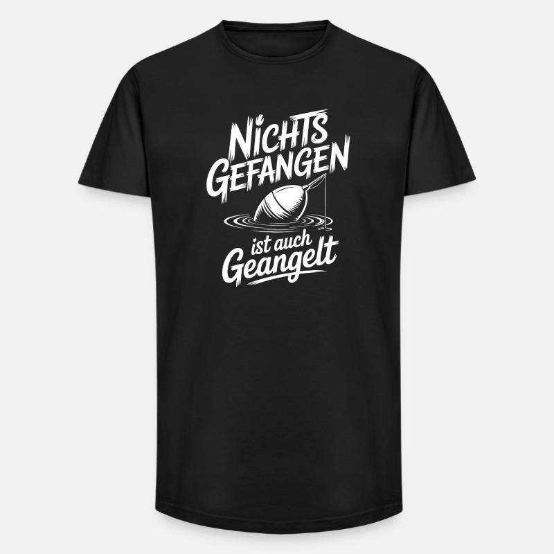 Angel Spruch lustig - Long Fit Männer T-Shirt - Schwarz