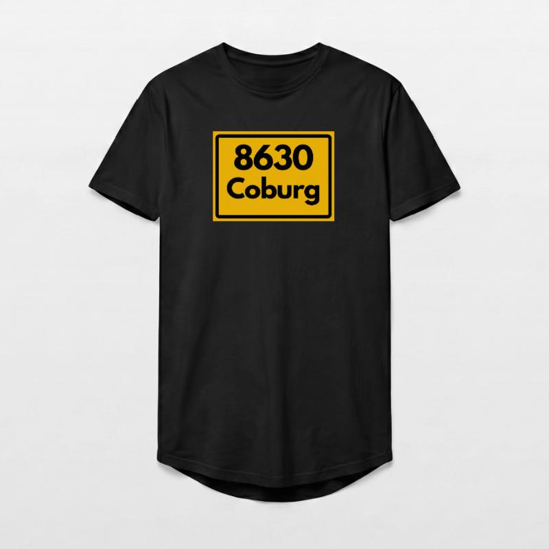 OLD POSTCODE POSTCODE 8630 COBURG HEIMATSTOLZ Long Fit Men's T-Shirt