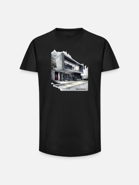 Stone Cold Modern Home - Long Fit Men's T-Shirt - black