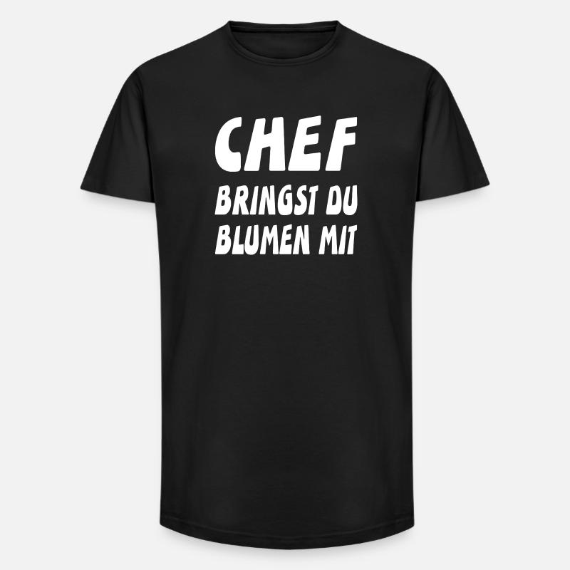 Chef - Long Fit Männer T-Shirt - Schwarz
