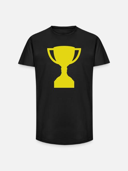 Trophy - Long Fit Men's T-Shirt - black
