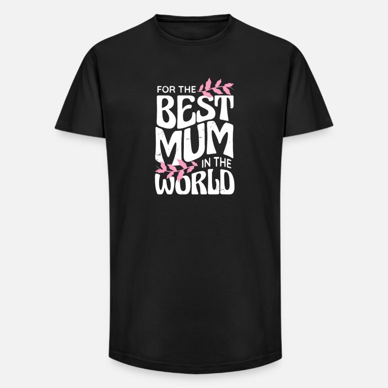 Beste Mama der Welt - Long Fit Männer T-Shirt - Schwarz