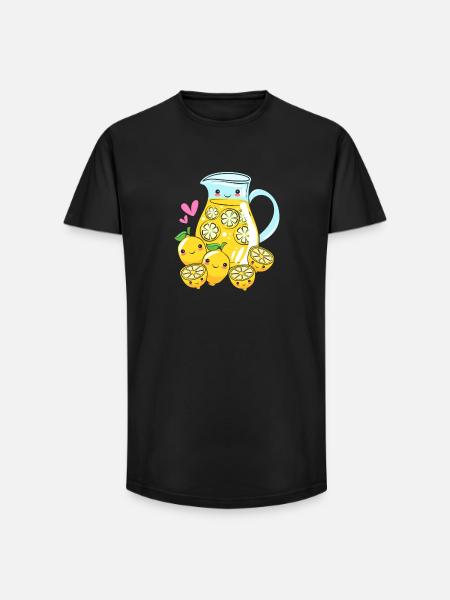 Limonadenstand Limonade Limo - Long Fit Männer T-Shirt - Schwarz