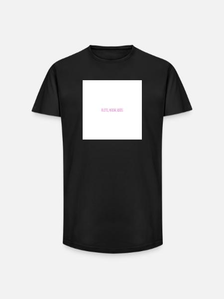 pilates, matcha, repeat - T-shirt coupe longue homme - noir