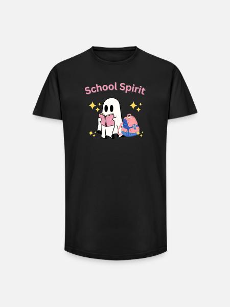 Schulgeist-Geisterlehrer Halloween - Long Fit Männer T-Shirt - Schwarz