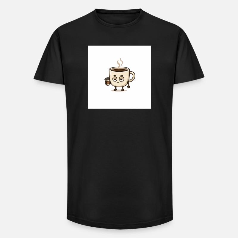 Ich bin müde - Long Fit Männer T-Shirt - Schwarz