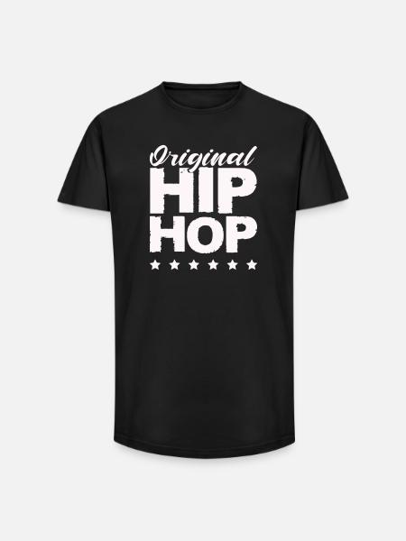 Original Hip Hop Style - Long Fit Men's T-Shirt - black