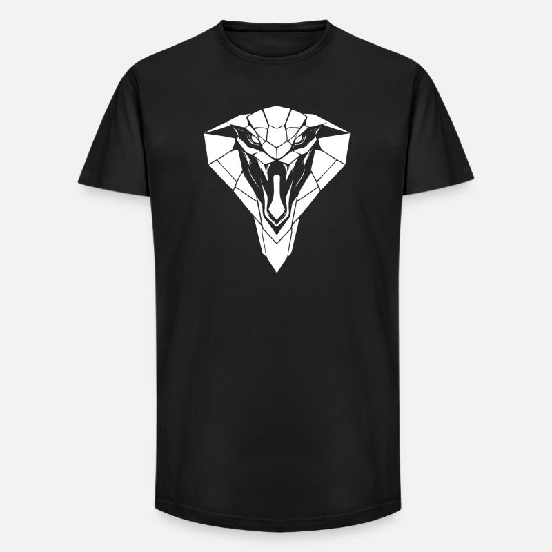 Cobra Style – Danger & Elegance - Long Fit Men's T-Shirt - black