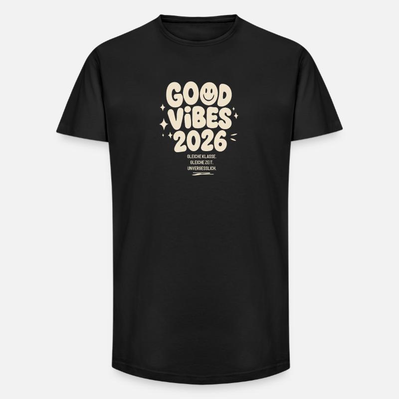 Abschluss 2026 - Long Fit Männer T-Shirt - Schwarz