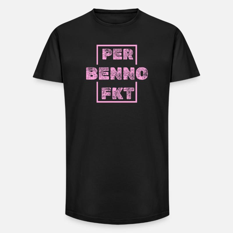 Benno as a unique - Long Fit Men's T-Shirt - black
