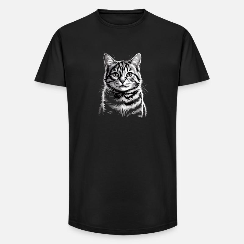 Britisch Kurzhaar BKH - Long Fit Männer T-Shirt - Schwarz