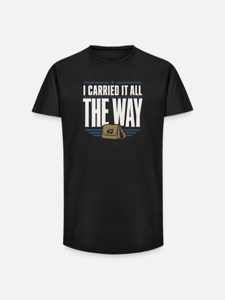 Retired Postman Retired Postman - Long Fit Men's T-Shirt - black