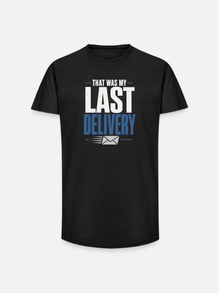 Retired Postman Retired Postman - Long Fit Men's T-Shirt - black