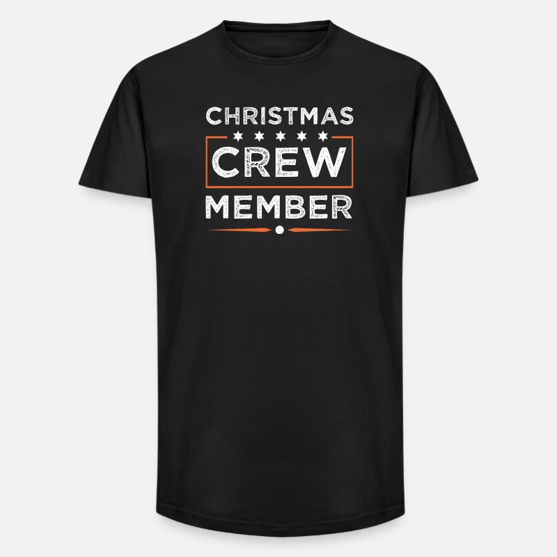 Équipage de Noël - T-shirt coupe longue homme - noir