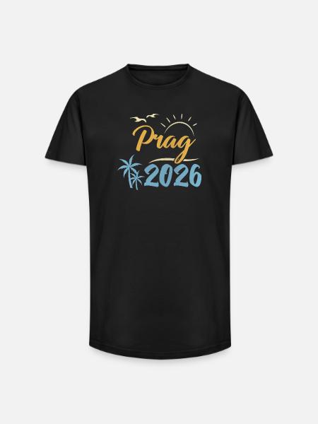 Prague 2026 - Long Fit Men's T-Shirt - black