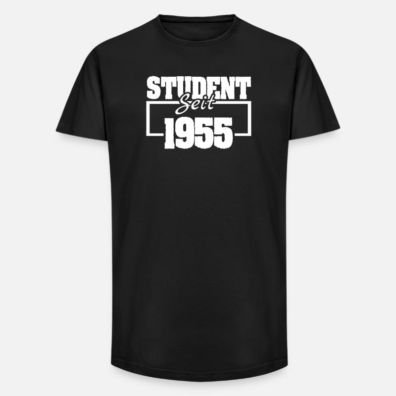 1955 - Long Fit Männer T-Shirt - Schwarz