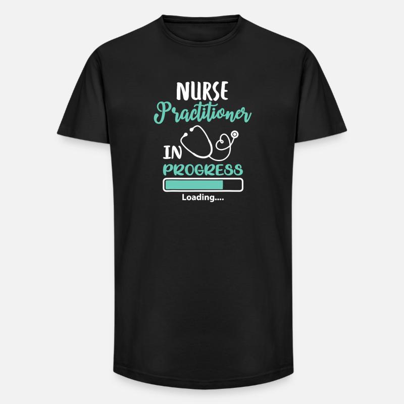 Nurse Practitioner In Progress Loading - Long Fit Men's T-Shirt - black