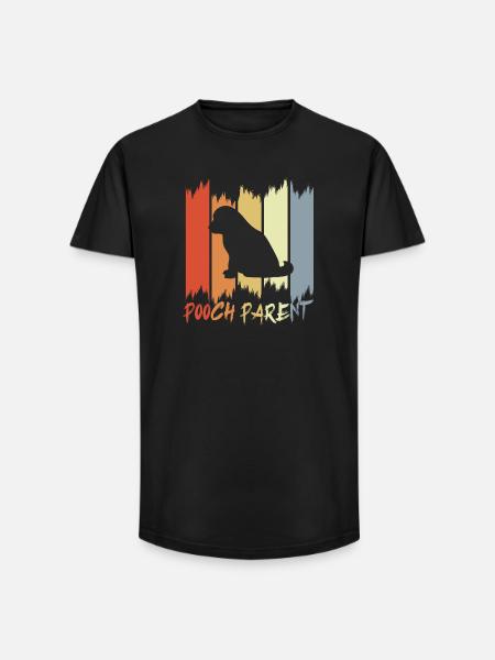 Hundebesitzer - Long Fit Männer T-Shirt - Schwarz