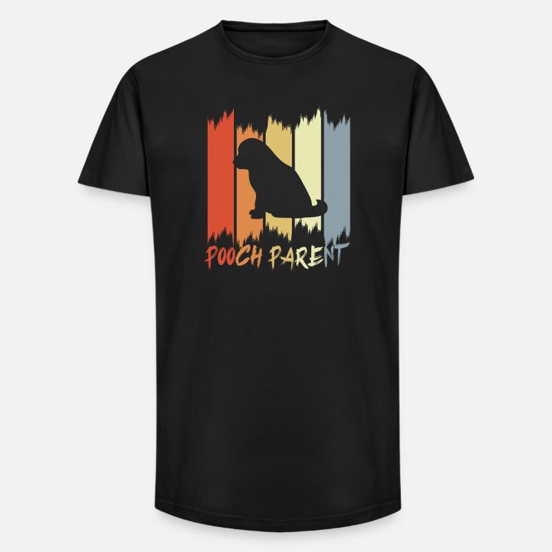 Propriétaire de chien - T-shirt coupe longue homme - noir