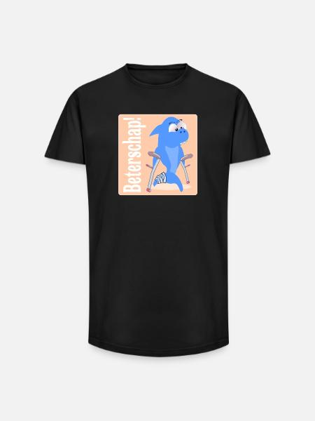 Get well soon children - Long Fit Men's T-Shirt - black