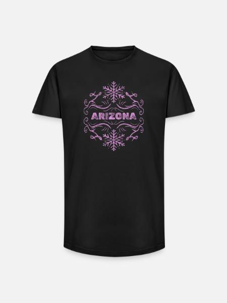 Arizona - Long Fit Men's T-Shirt - black