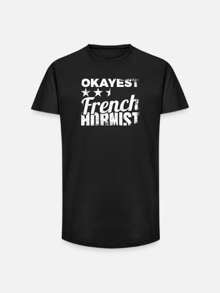 Average French horn player - Long Fit Men's T-Shirt - black