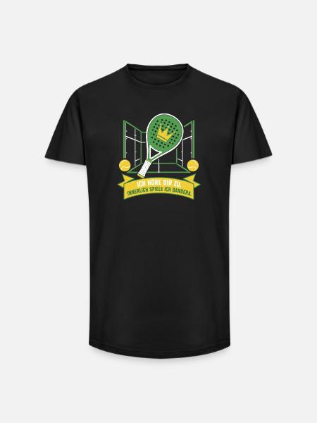 Innerlich immer Bandera — Padel 2026 - Long Fit Männer T-Shirt - Schwarz