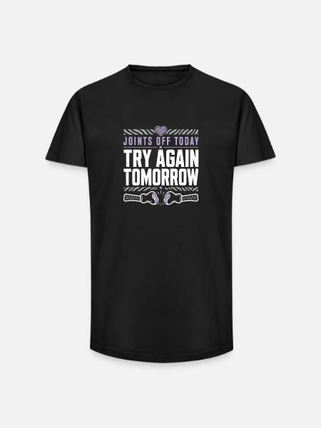 Eds-bewusstsein Ehlers-danlos Zebra-krieger - Long Fit Männer T-Shirt - Schwarz