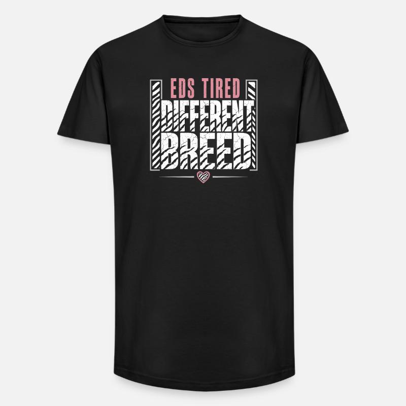 Eds-bewusstsein Ehlers-danlos Zebra-krieger - Long Fit Männer T-Shirt - Schwarz
