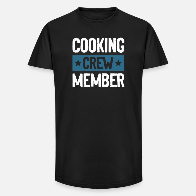 Cooking Crew - Long Fit Männer T-Shirt - Schwarz
