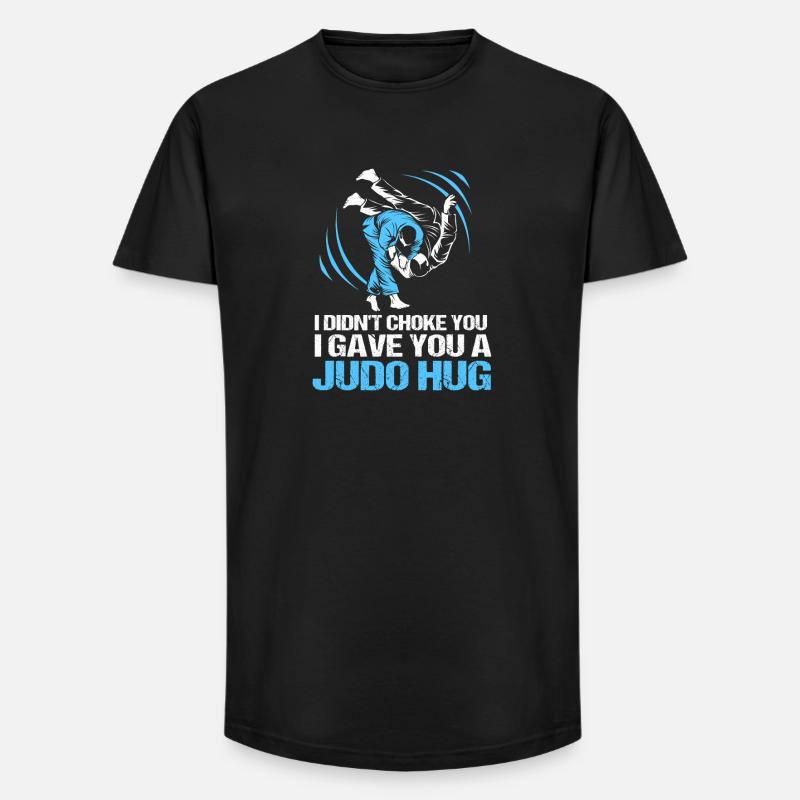 Judo - Long Fit Männer T-Shirt - Schwarz